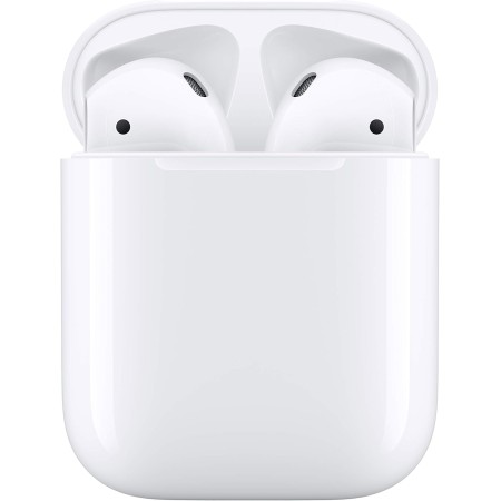 Apple AirPods (2nd Generation) Wireless Ear Buds, Bluetooth Headphones with Lightning Charging Case Included, Over 24 Hours of