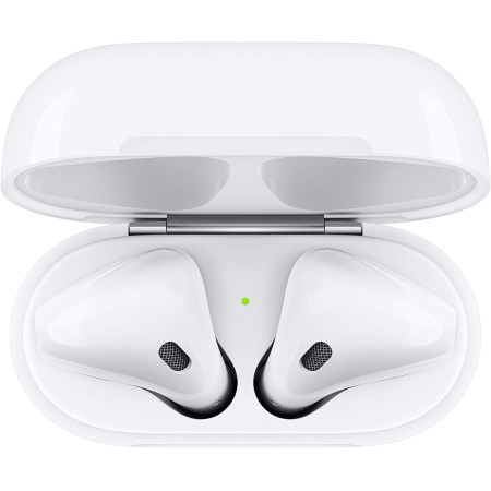 Apple AirPods (2nd Generation) Wireless Ear Buds, Bluetooth Headphones with Lightning Charging Case Included, Over 24 Hours of