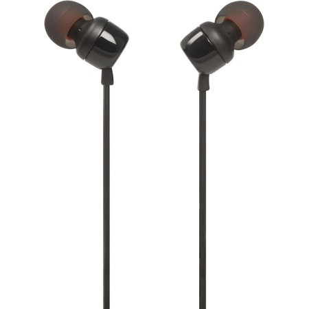 JBL Tune 110 Earbuds - Wired in-Ear Headphones with 1-Button Remote, Signature Sound for Rich Audio Experience, includes Velvet JBL Tune 110 Earbuds - Wired in-Ear Headphones with 1-Button Remote, Signature Sound for Rich Audio Experience, includes Velvet
