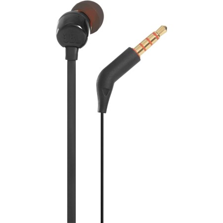 JBL Tune 110 Earbuds - Wired in-Ear Headphones with 1-Button Remote, Signature Sound for Rich Audio Experience, includes Velvet JBL Tune 110 Earbuds - Wired in-Ear Headphones with 1-Button Remote, Signature Sound for Rich Audio Experience, includes Velvet