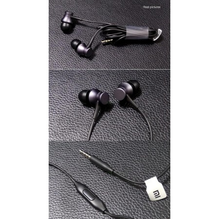 Xiaomi Mi in-Ear Headphones Basic, Piston in-Ear Headphones Earphones Earbuds Headset with Remote & Mic, Black Xiaomi Mi in-Ear Headphones Basic, Piston in-Ear Headphones Earphones Earbuds Headset with Remote & Mic, Black